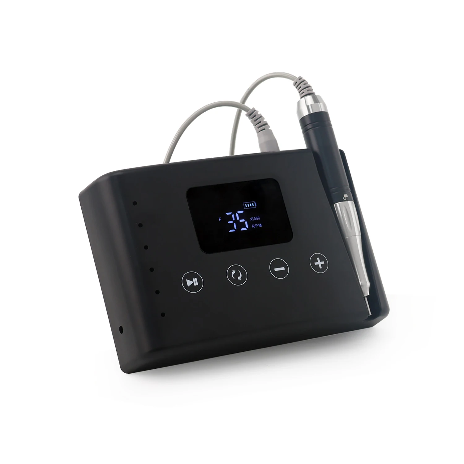 2-in-1 65W Professionele Elektrische Nagelboor Sterke Acryl E Bestand Machine Manicure Pedicure Polijsten Private Label Desktop