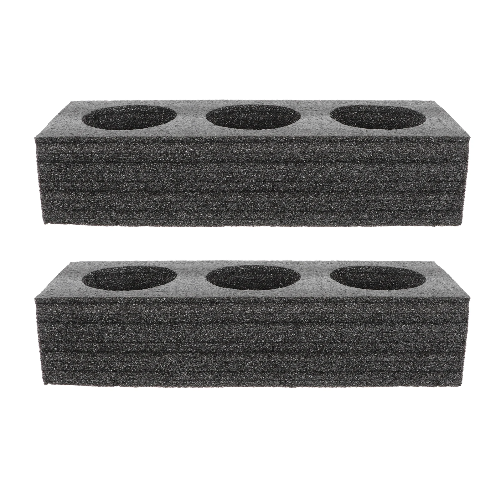 

2 Pcs Automatic Cup Holder Shopping Foam Drink Trays Pearl Cotton Keep Portable