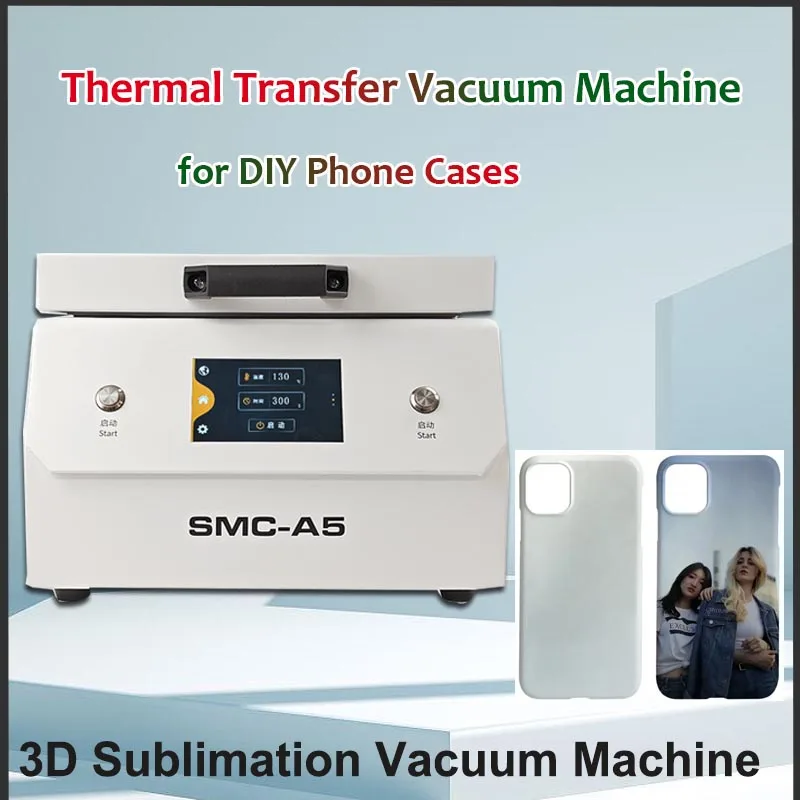 3D Sublimation Vacuum Machine DIY Printing Phone Cases Thermal Transfer Film Machines for iPhone 16 15 14 13 12 11 Pro Max