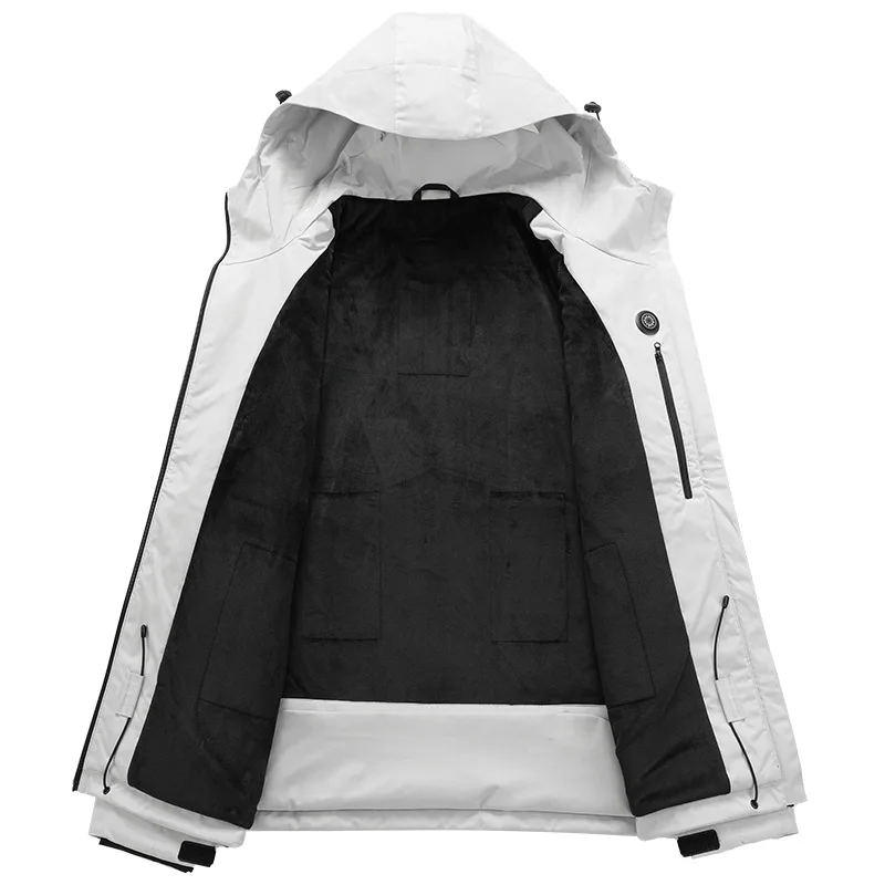 Minsu 2025NewThermal Jacket Thickened Warm Outdoor Full Heat Seal Five-Zone Thermal Functional Coat