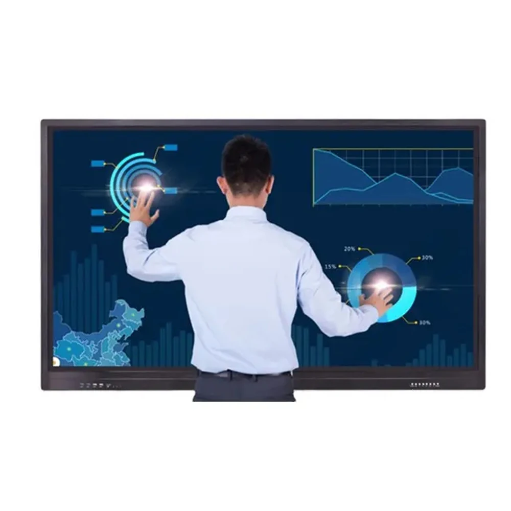 

4K Smart UHD Touch Screen Flat Panel Digital Electronic 65 Inch LCD All in One Interactive Whiteboard for Conference