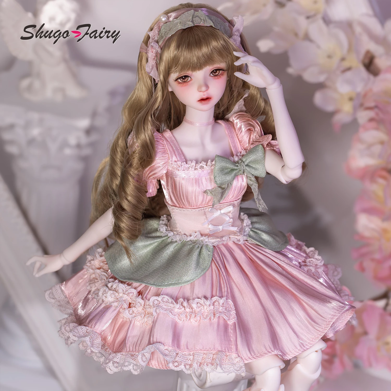 ShugaFairy Celia P 1/4 BJD FullSet French Vintage Lolita Fairy Tale Rose Elf Dress FC Ball Jointed Doll Customizable Resin Toy