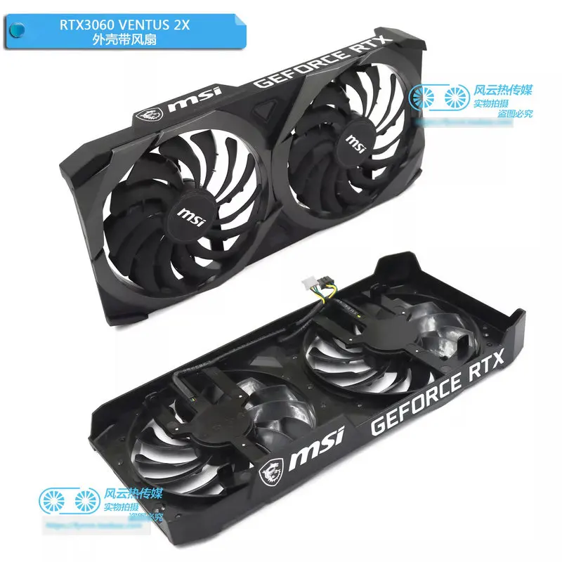 New the Shell Fans for MSI RTX3060 RTX3060Ti RTX3070  VENTUS 2X Graphics Video Card