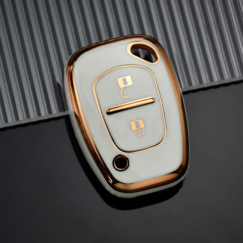 NEW TPU 2Buttons Car Remote Key Case Cover Shell For Renault Movano Trafic Kangoo Vauxhall Opel Vivaro Protector Fob Accessories