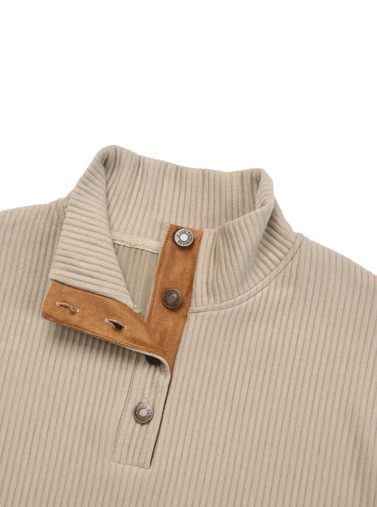 Men Embroidered Button Jacquard Long Sleeve Hoodie, New Fashion Street Casual Sports Sweatshirt Daily Commute Wear