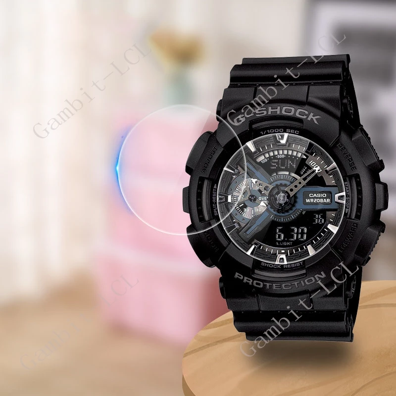2PCS 9H Gehärtetes Glas Displayschutzfolie Für Casio MDV-106-1A 107 EFV-520DB 500D 500L 540D 540L GBD-H1000 GSW-H1000 GWF-A1000 – Detail 5