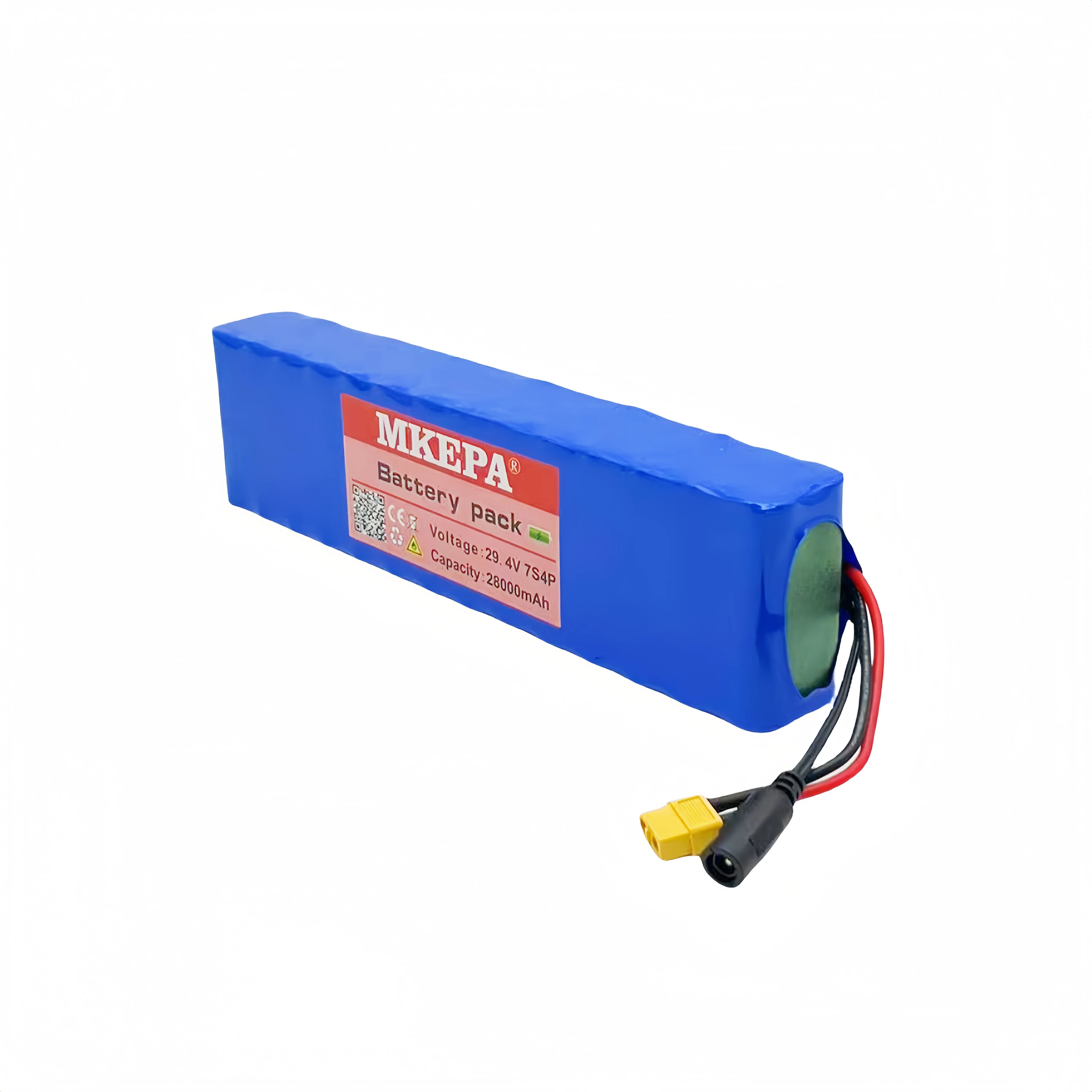 7S4P 29.4V rechargeable lithium-ion high-power 28000mAh 18650 battery pack