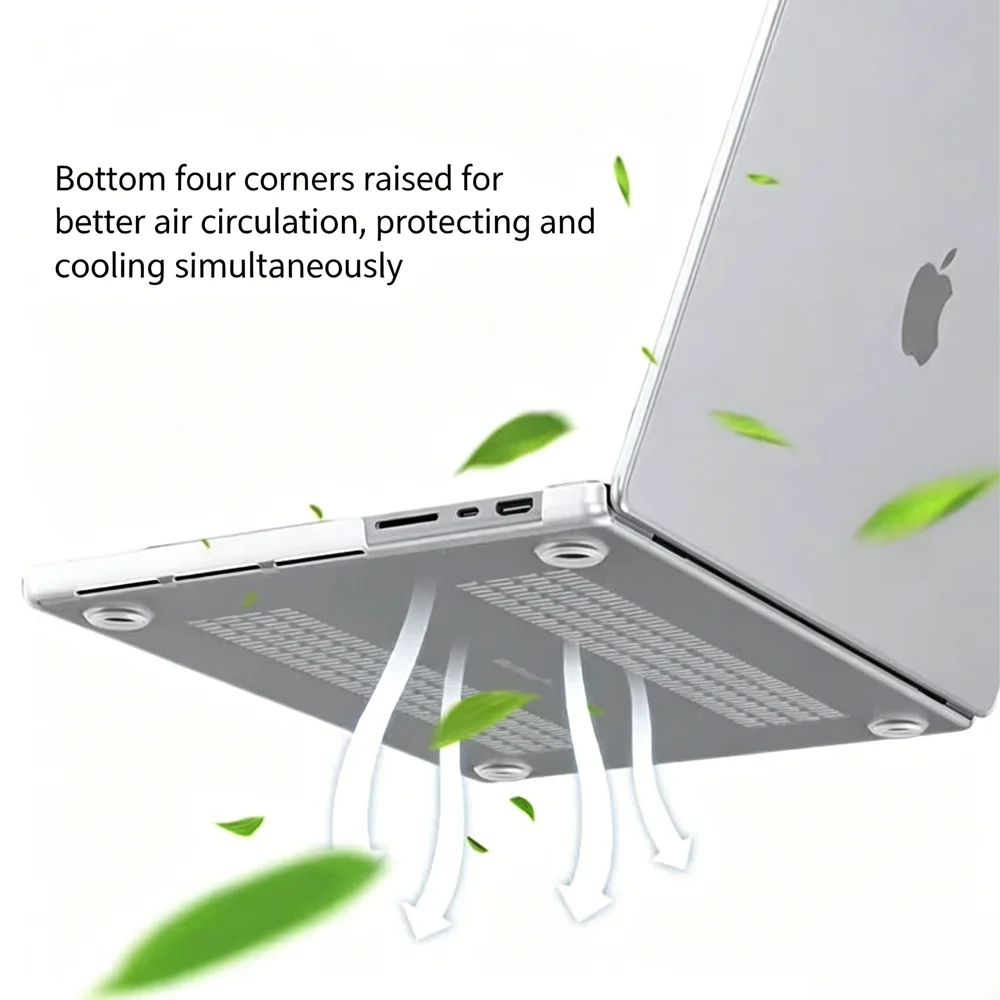 For MacBook Pro 16.2 M1M2M3M4M5,shockproof MacBook Pro 16.2 crystal  clear Protective Case shockproof slim Laptop Cover