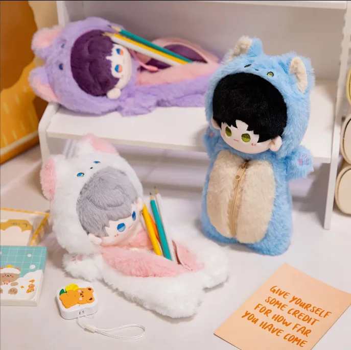 متوفر في المخزون لعبة الحب والفضاء العميق أنيمي رافاييل سيلوس كاليب كزيفير أفخم القلم حقيبة تخزين لعبة هدايا عيد اللعب دمية