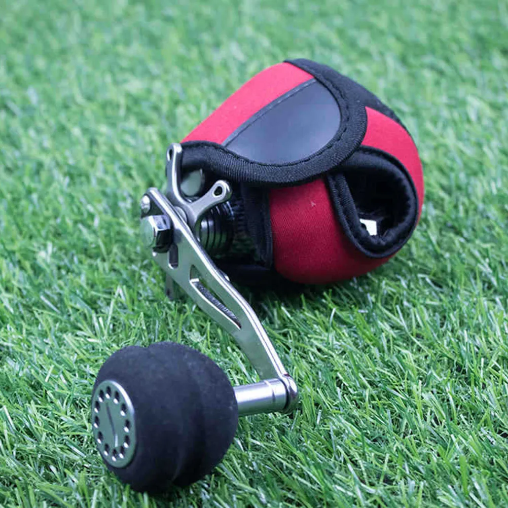 

Fishing Reel Bag Waterproof Portable Outdoor Fly Accessory Neoprene Pouch Small Size Lightweight Durable Elastic Material Long