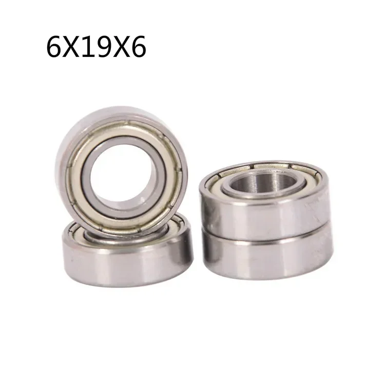 4PCS 6x19x6 Ball Bearing For Model Toys DIY Project Parts