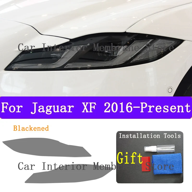 

For Jaguar XF 2016-2022 Car Exterior Headlight Anti-scratch Front Lamp Tint TPU Protective Film Cover Repair Accessories