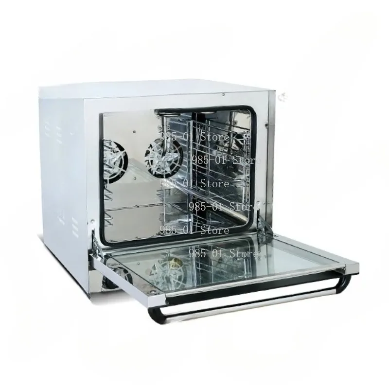 4-tray electric convection oven with steam function, commercial baking equipment for professional catering use
