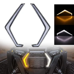 LED Turn Signal Light Front Signature Accent Fang Light Assembly for Polaris RZR XP 1000 Turbo 2019-2023