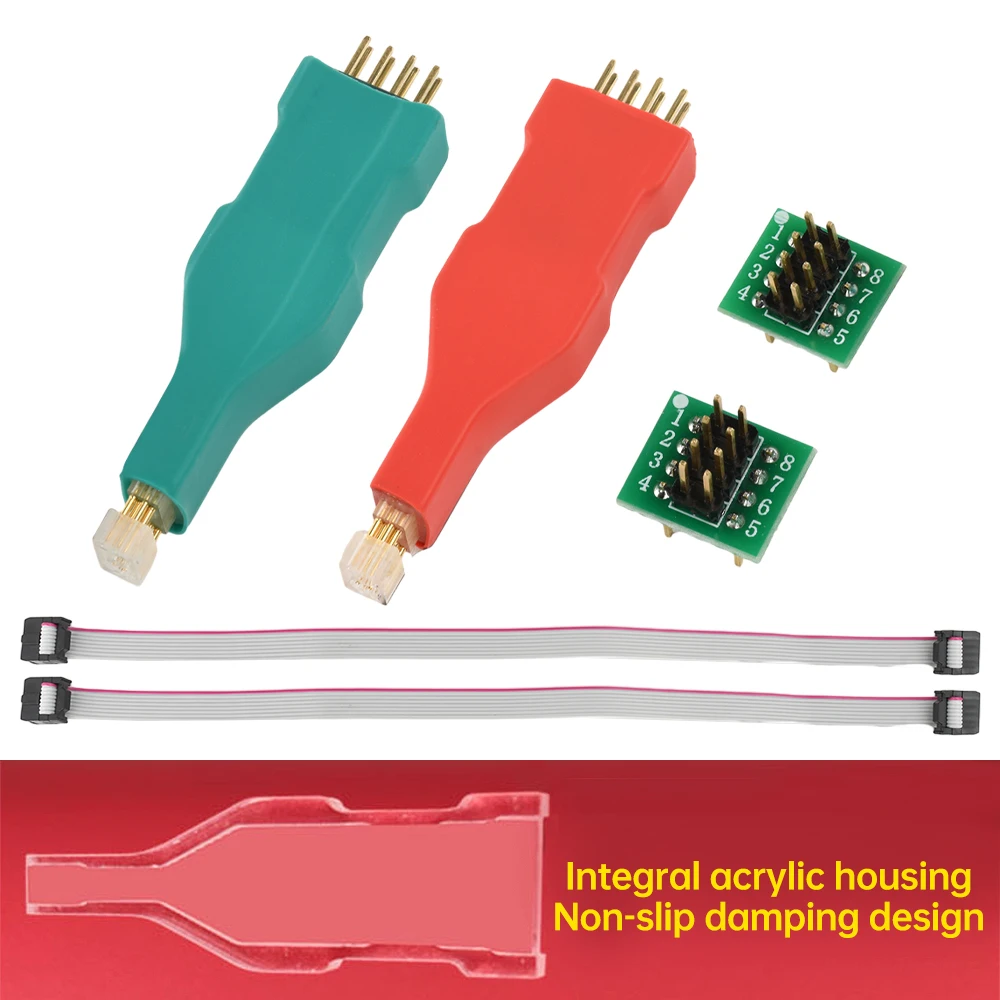 TSSOP8 MSOP8 Chip Download Burn Write Probe Spring Needle Flash Chip Burner Cable Burning Test Fixture Probe Programming