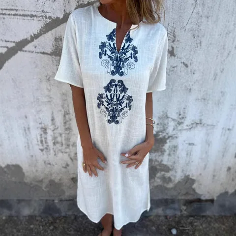 Short Sleeve V-Neck… - image