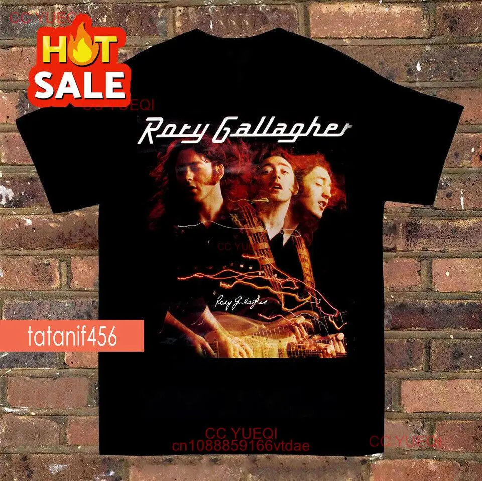 Vintage Rory Gallagher Black Short Sleeve T-shirt N63242