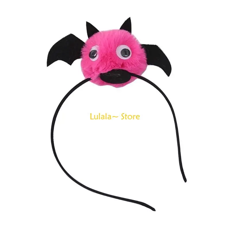 

Y4QA Halloween Devil Hairpin for Baby Girls Hair Barrettes Fashionable Hair Hoop