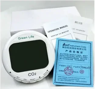 AZ7787 CO2 Detector Carbon Dioxide Detector with Temperature and Humidity Dew Point Temperature Detection