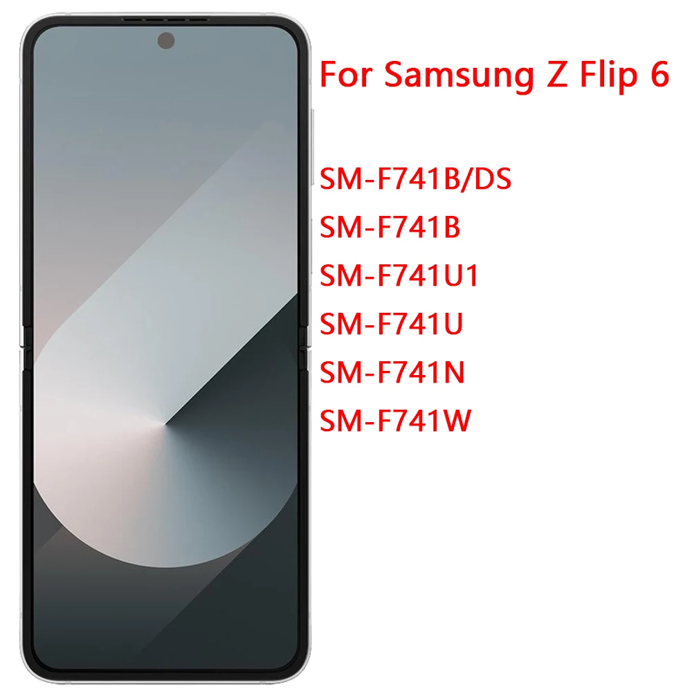 

ЖК-экран с маленькой точкой для Samsung Galaxy Z Flip 6, рамка в сборе, 6,7 дюйма, SM-F741B/DS F741U1, сенсорный ЖК-дисплей
