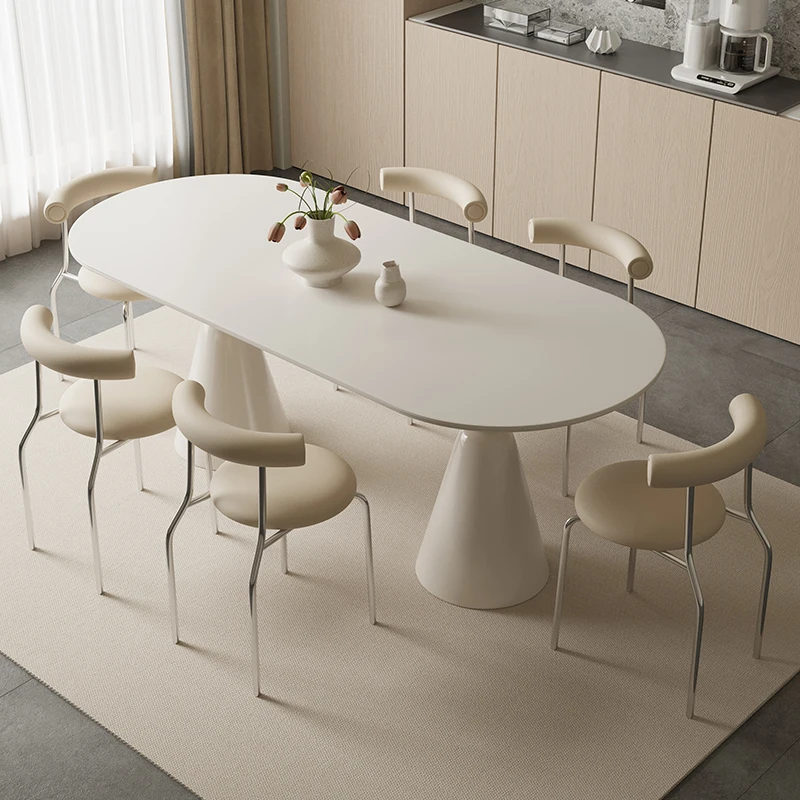 

Designer Garden Dining Table Office Writing Kitchen Chairs Dining Table Nordic Modern Makeup Mesas De Comedor Home Furniture