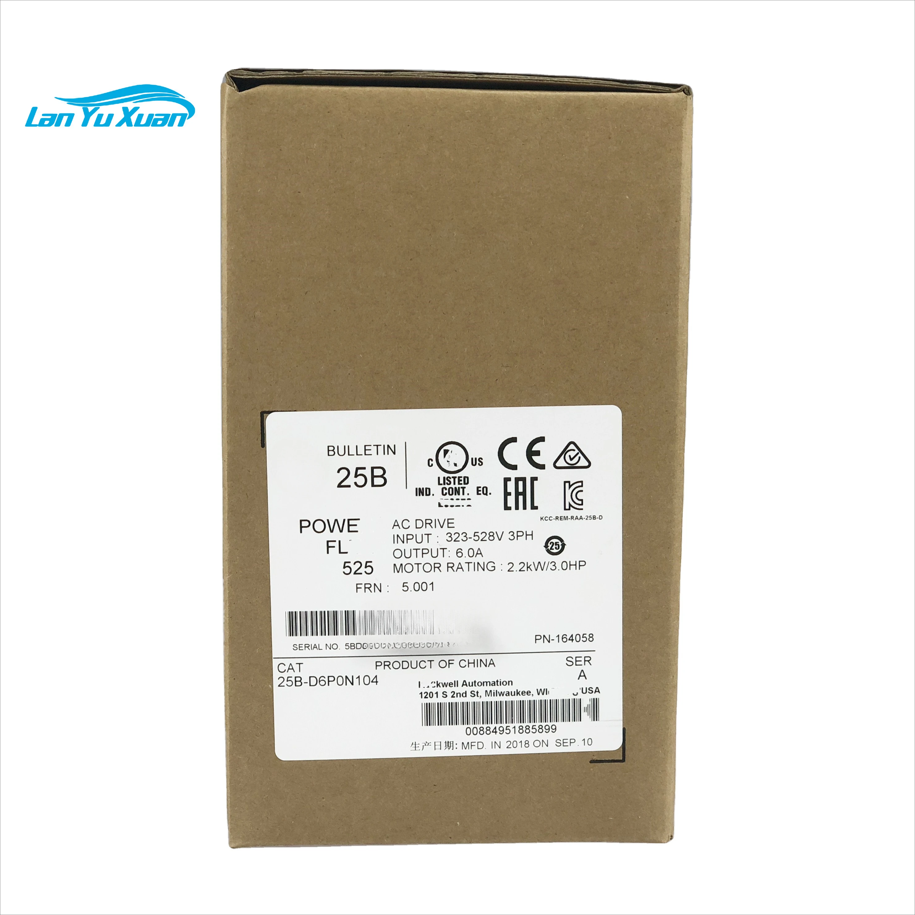 Product bargaining, do not order directly 25B-D6P0N104 inverter vfd PN-164058 2.2kW (3Hp) AC Drive 25BD6P0N104