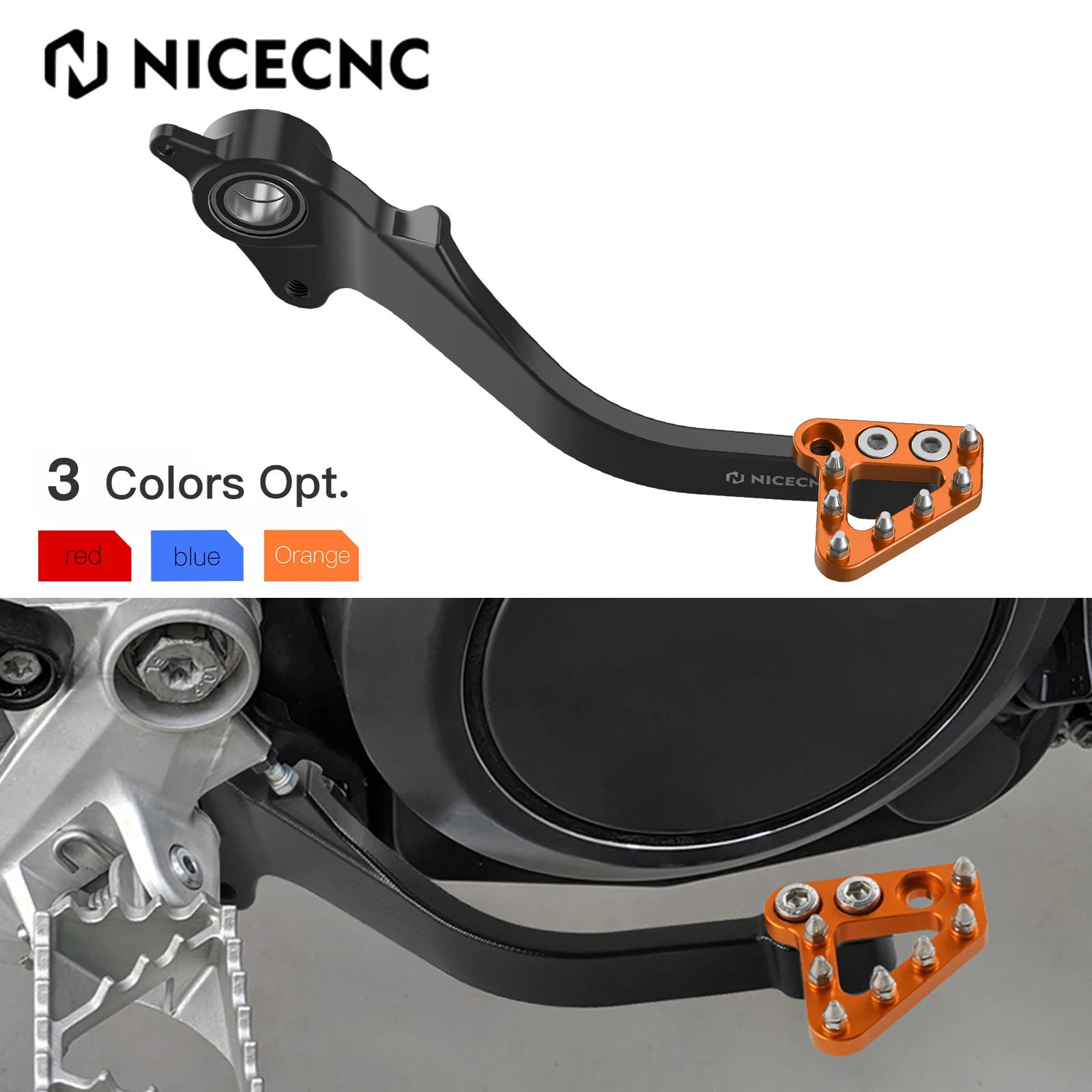 

Foot Brake Pedal Lever For KTM 690 Enduro R/ SMC R 2019-2023 Husqvarna 701 Enduro/ Supermoto 2020-2024 GasGas 700 SM/ES 22-24