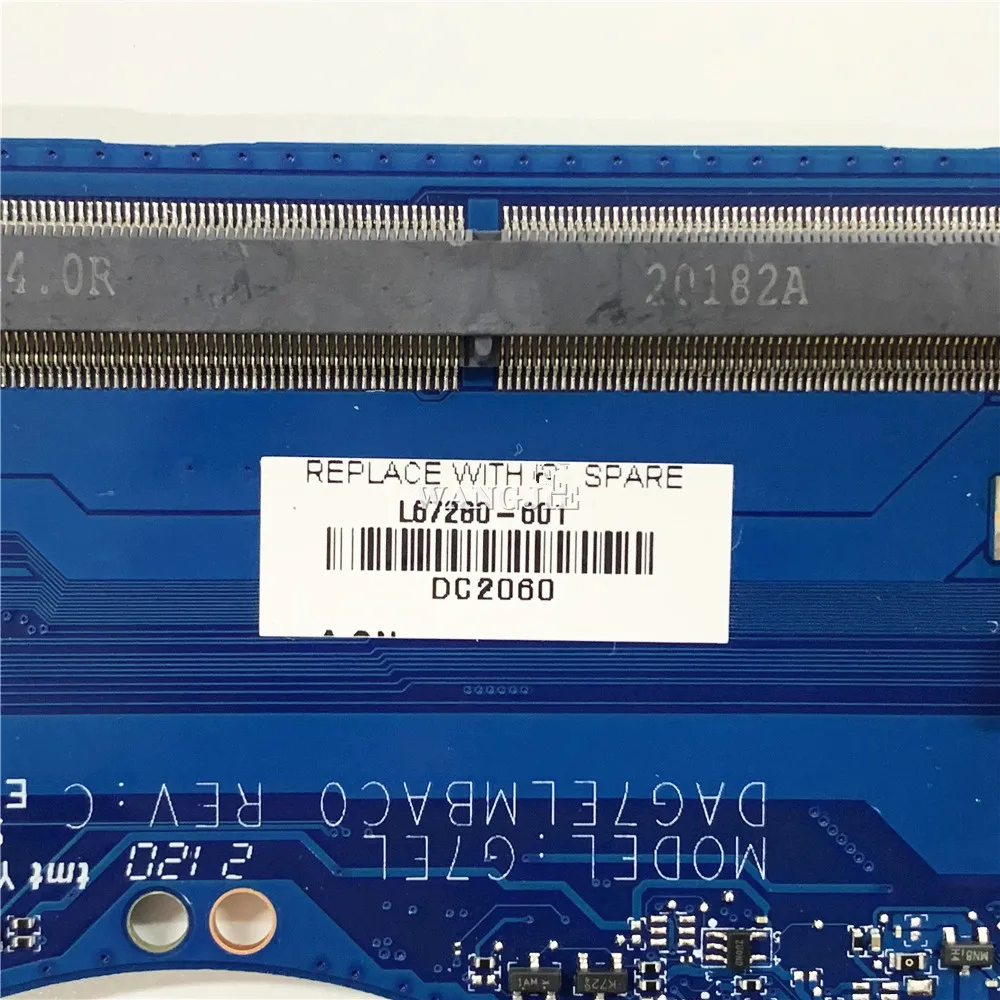 Imagem -05 - Pavilhão Laptop Motherboard 15-cs3011la 15-cs L67280601 L67280001 Gtx1050 3gb I51035g1 Dag7elmbac0 hp