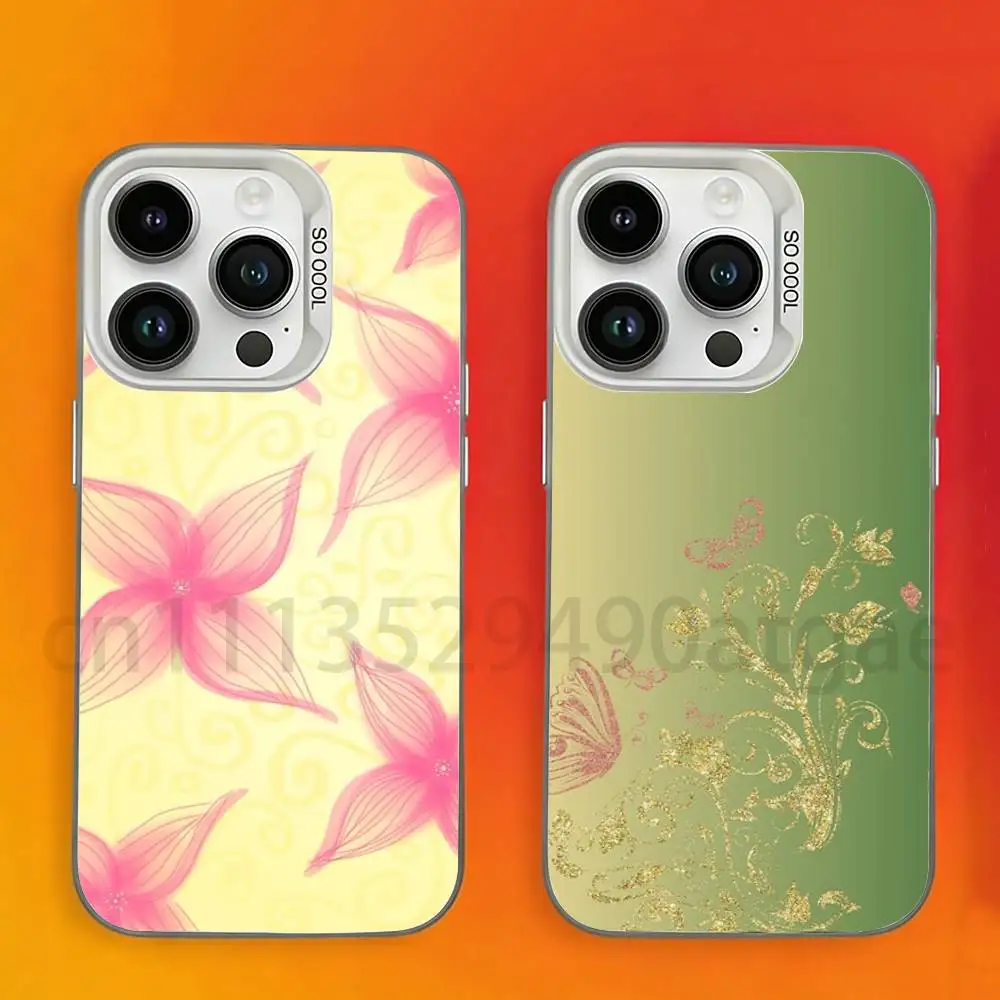 

INS Style Summer Phone Case For iPhone 17,16,15,14,13,12,11,Pro,Max,Plus,Mini, Anti Fall Matte Hard Bumper