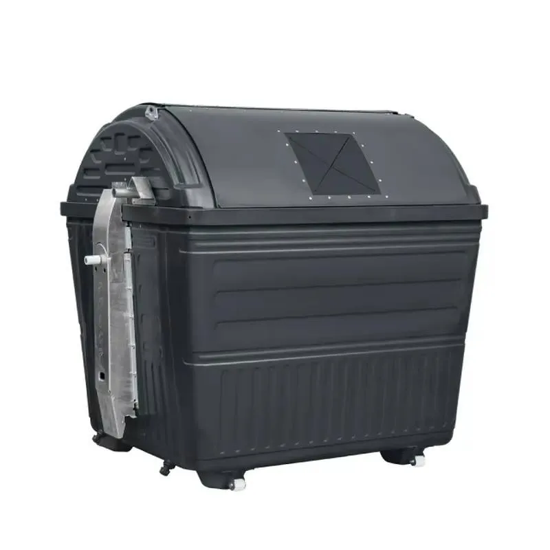 3200L Large Capacity Heavy Duty Gravity Lock Garbage Container for Outdoor Waste Management
