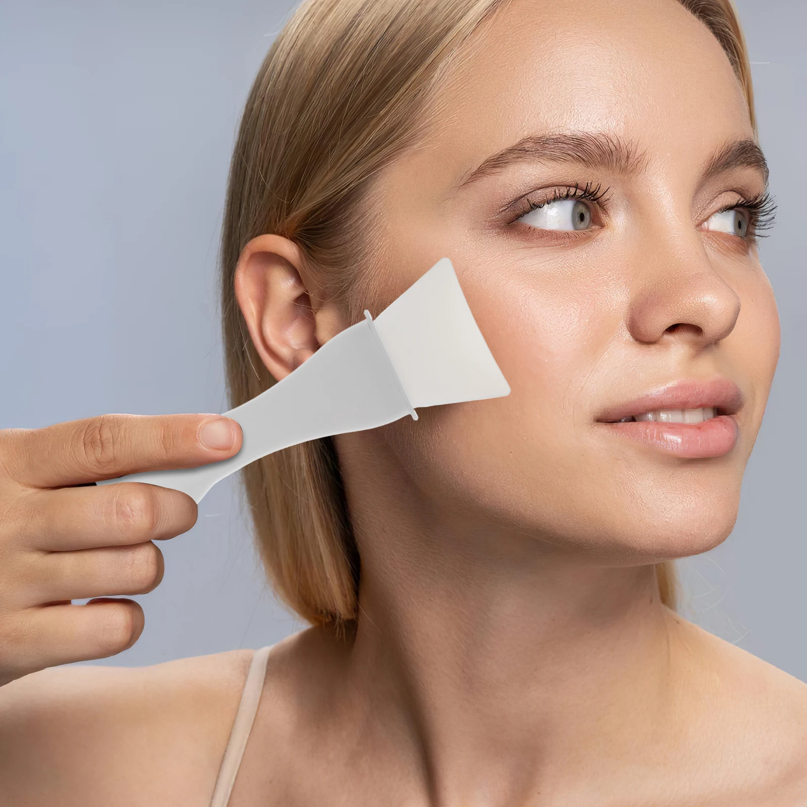 3 مجموعات سيليكون قناع الوجه فرش استبدال رؤساء لينة ماكياج العناية بالبشرة تطبيقها غسول الجسم الطين قناع الجفن ماكياج أداة #5