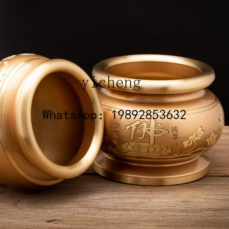 b206 Incense Burner for Buddha Worship plus Size Buddha Front Enshrine God of Wealth Sandalwood Stove Household Incense