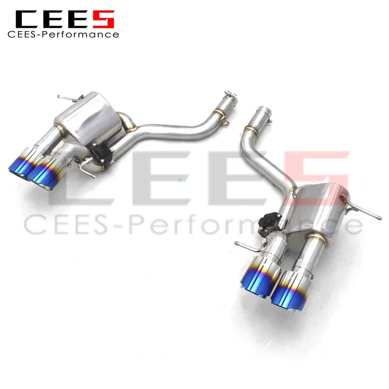 CEES Axle Exhaust for Maserati Gran Turismo/GT 4.2/4.7 2007-2021 Stainless Steel Exhaust Pipe Valve Exhaust Muffler