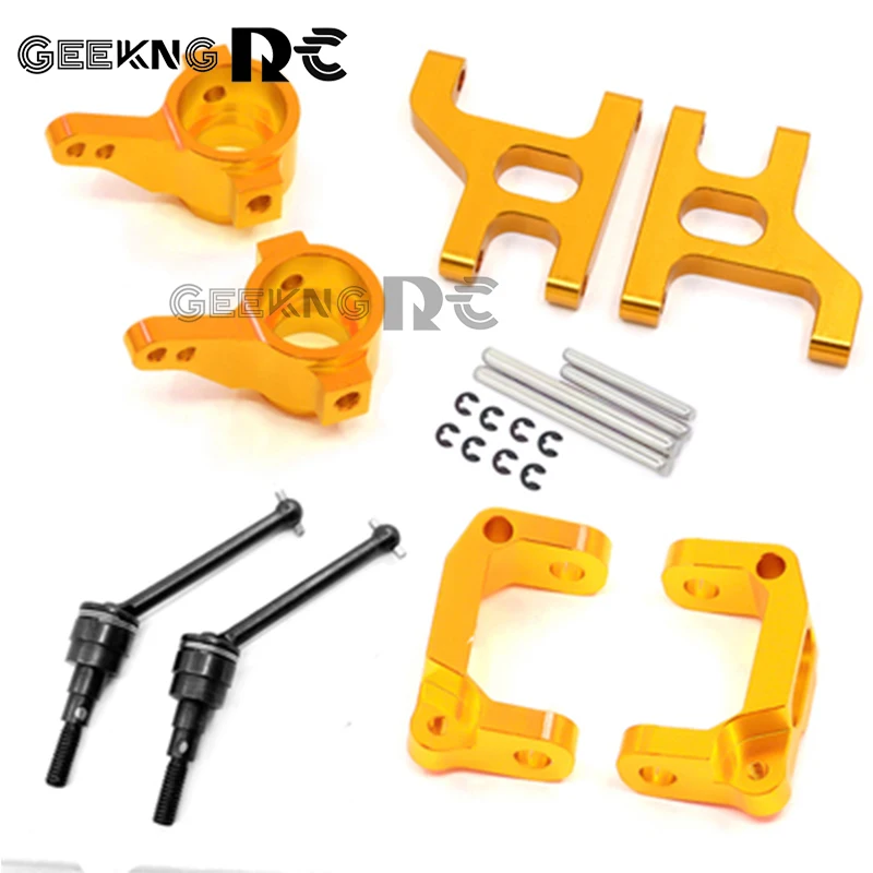 

Metal Front Steering Cup C Hub Carrier Suspension Arm Set for Tamiya CC01 CC-01 1/10 RC Crawler Car Upgrade Parts