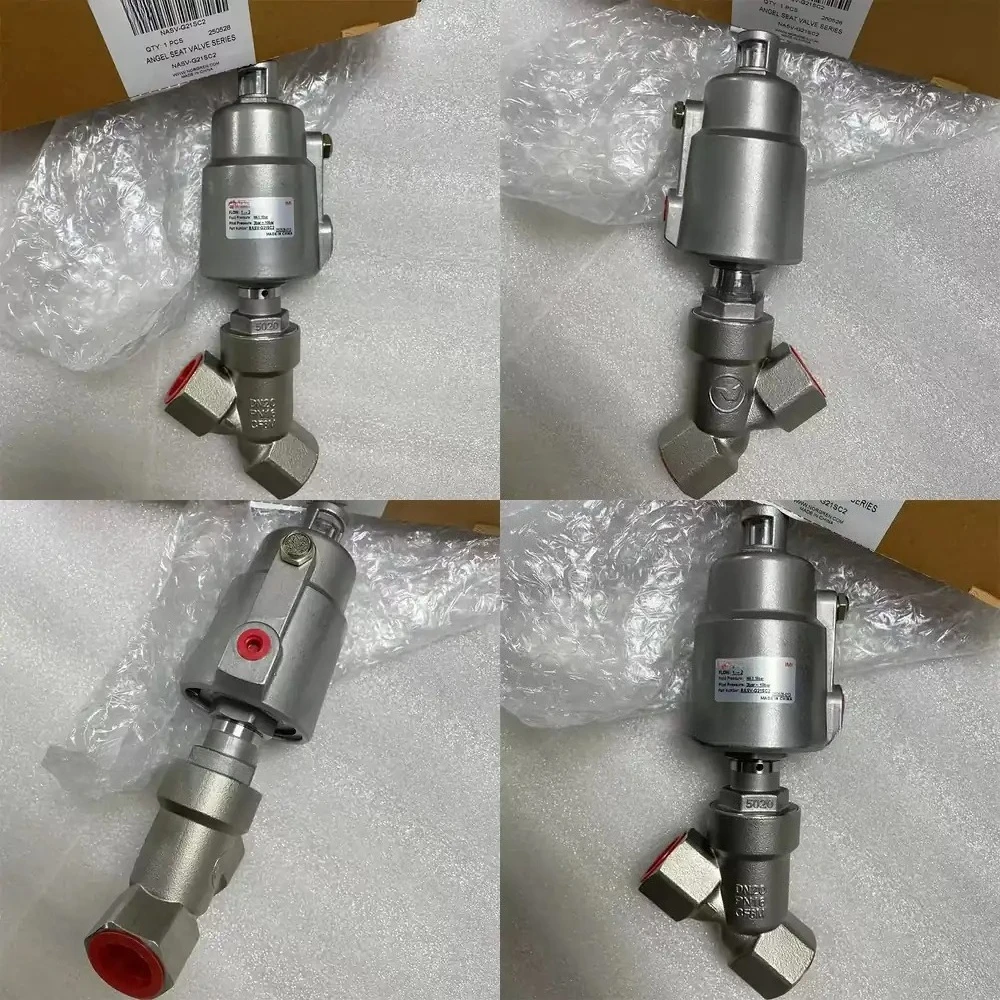 NASV-G21SC2 G3/4 Screw Thread Stainless Steel Angle Seat Valve