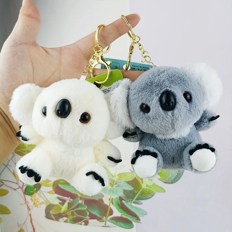 لطيف كوالا المفاتيح ألعاب من نسيج مخملي دمية الكرتون الحيوان حقيبة قلادة لحقيبة الظهر هدية حقيبة يد سحر #1