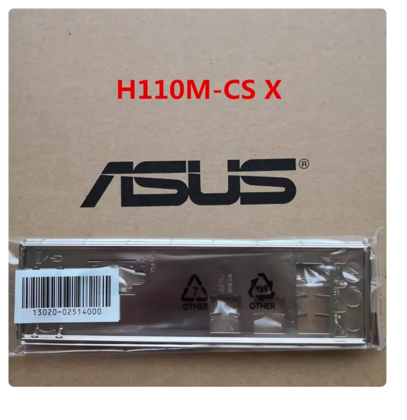 Placa trasera de escudo de E/S IO, placas traseras, soporte Blende para ASUS H110M-CS X H110M-CS
