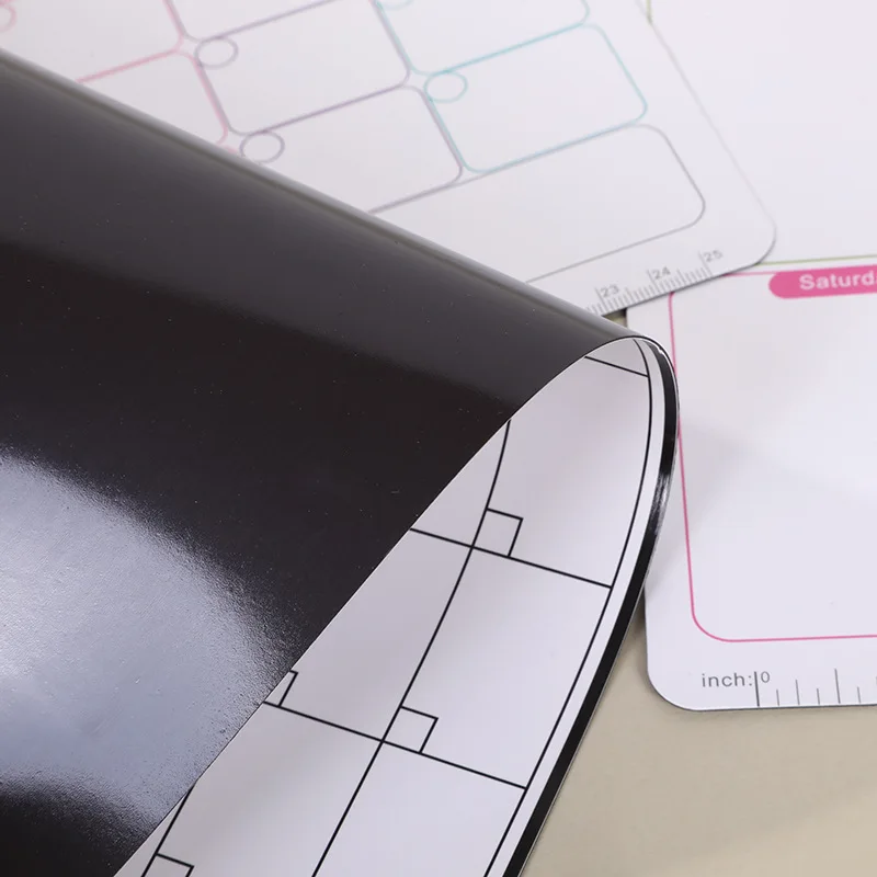 1Pcs Refrigerator Sticker Message Board Magnetic Refrigerator Sticker PVC Creative Writing Board Used To Make Note Week Schedule
