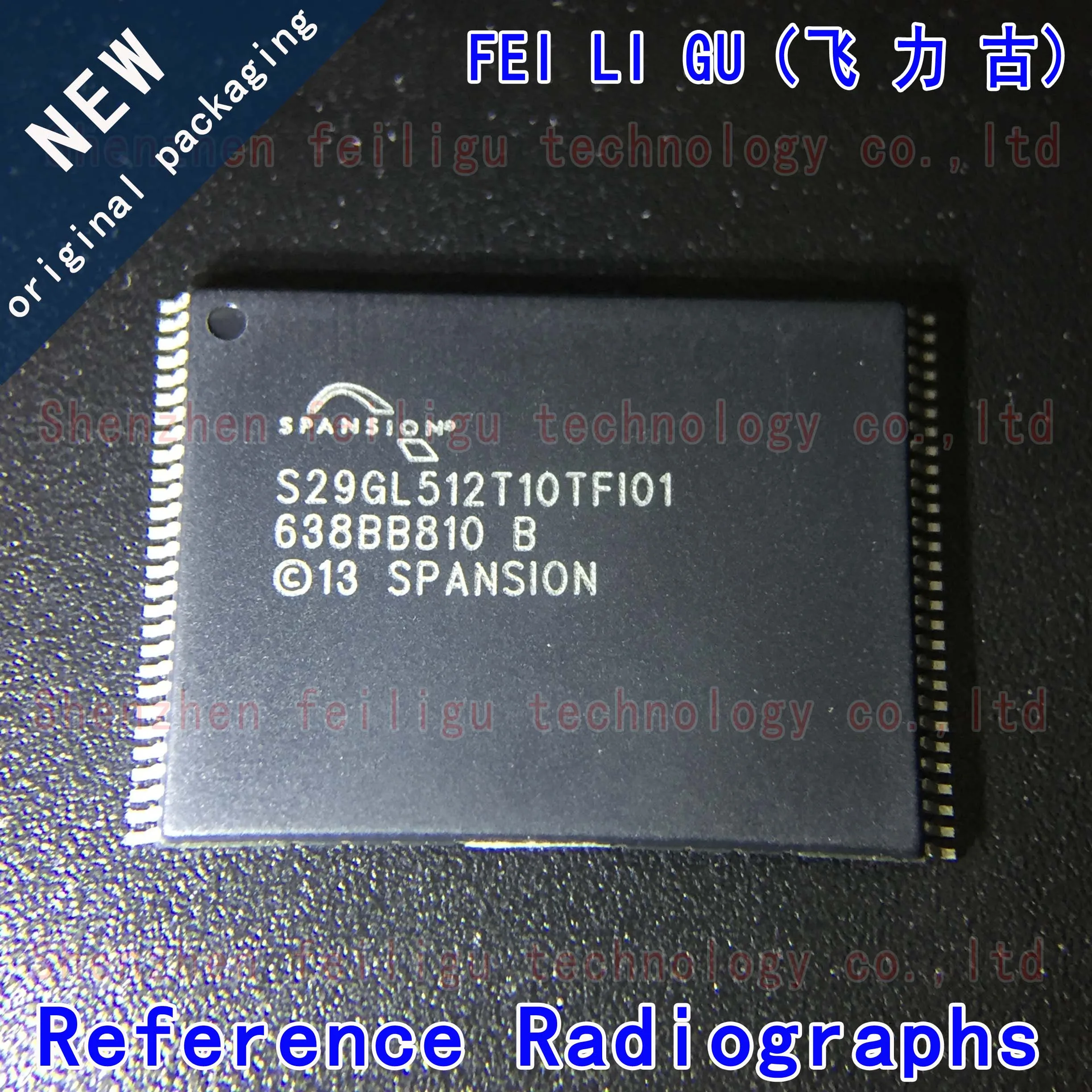 

1~30PCS 100% New original S29GL512T10TFI010 S29GL512T10TFI01 Package:TSOP56 FLASH-NOR 512Mb memory chip