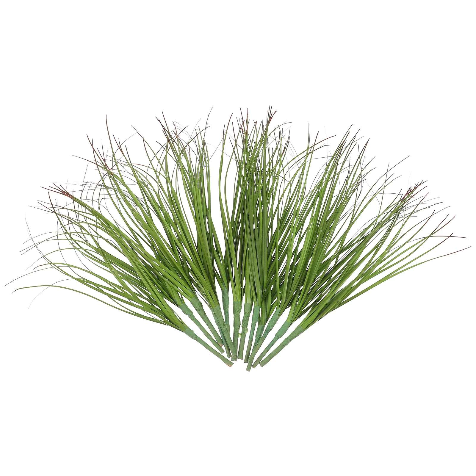 

12pcs Artificial Plants Decor: Realistic Faux Greenery For Indoor Outdoor Use Uv Resistant Simulation Grass For Home Garden