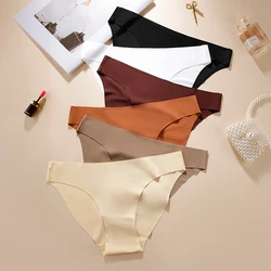 BANNIROU 1 Pcs Women's Underwear Seanless Panties Soft Briefs Bikini Low-Rise Solid Intimate Female Lingerie Free Shipping