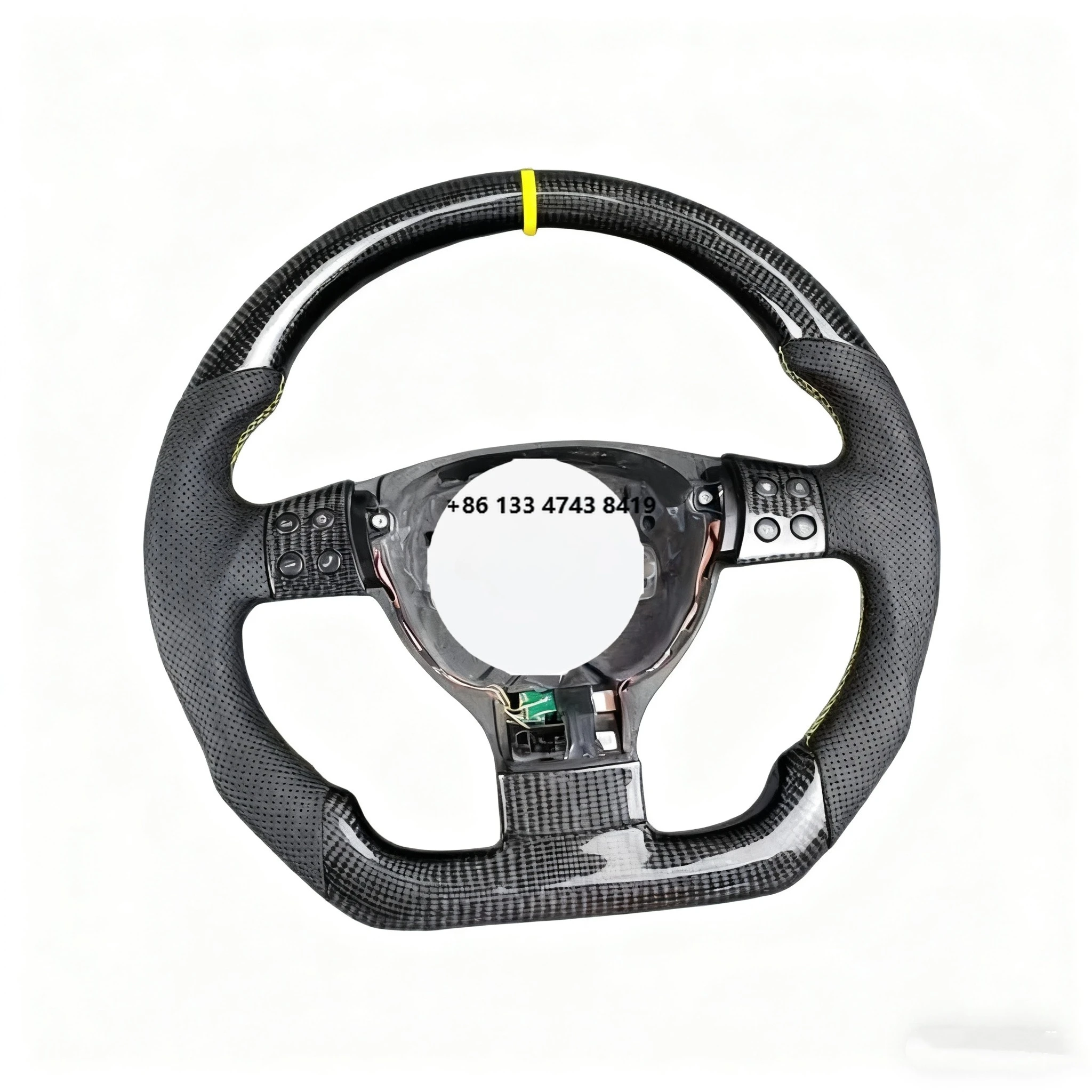 

Hot Selling LED Racing Carbon Fiber Luxury Steering Wheel
