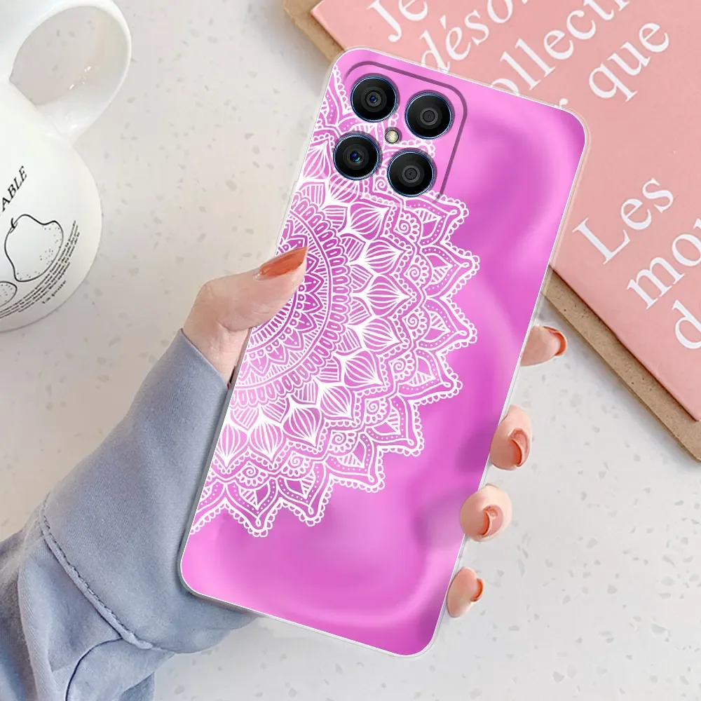 For Honor X8 Case X 8 2022 Soft Silicone Case For Huawei Honor X8 4G 5G Clear Marble Back Cover For Honor X8 Phone Bumper Funda