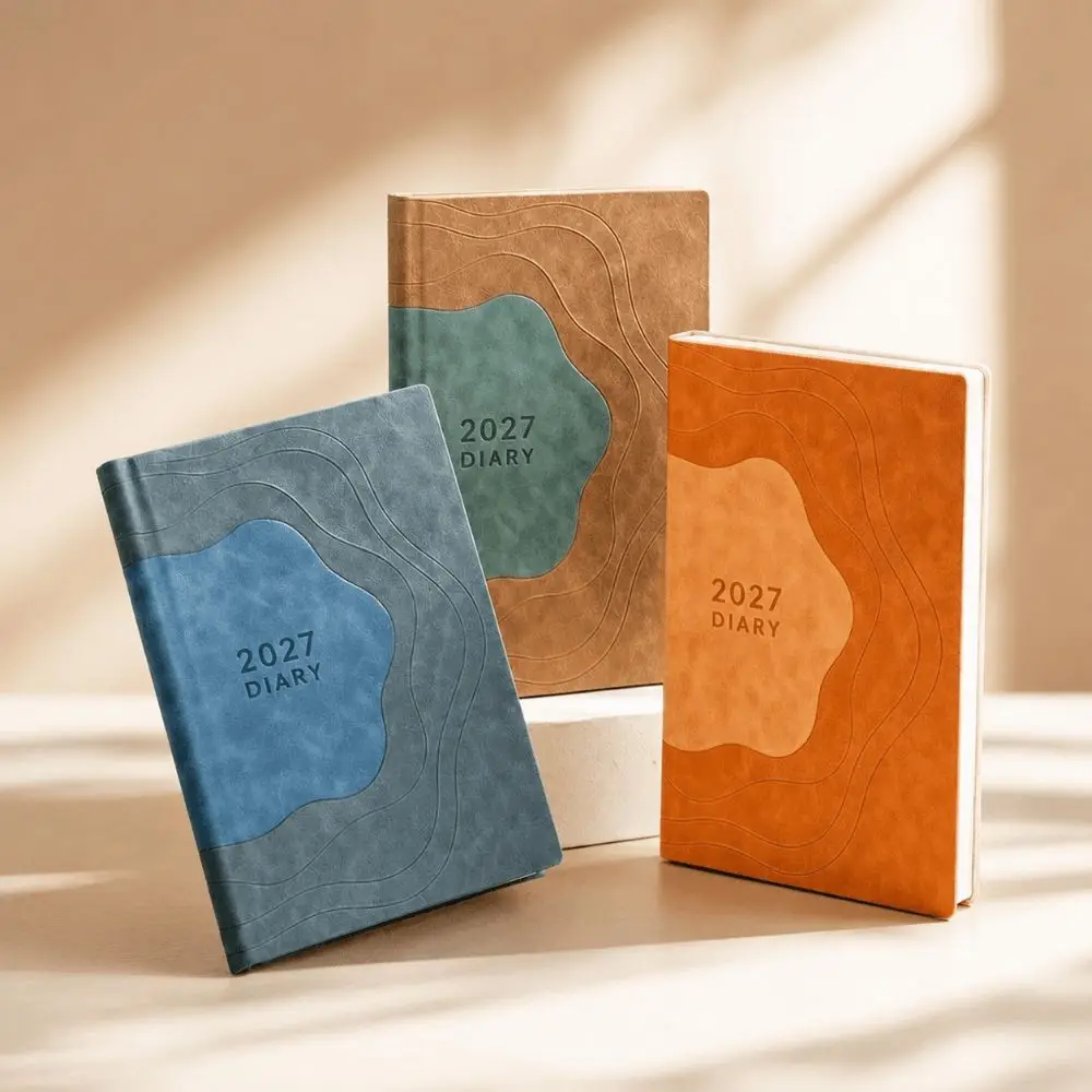 Practical Thick Pages 2027 Schedule Planner Ruled Pages Monthly Planner Thick Pages Notebook Portable Daily Planner Home Office