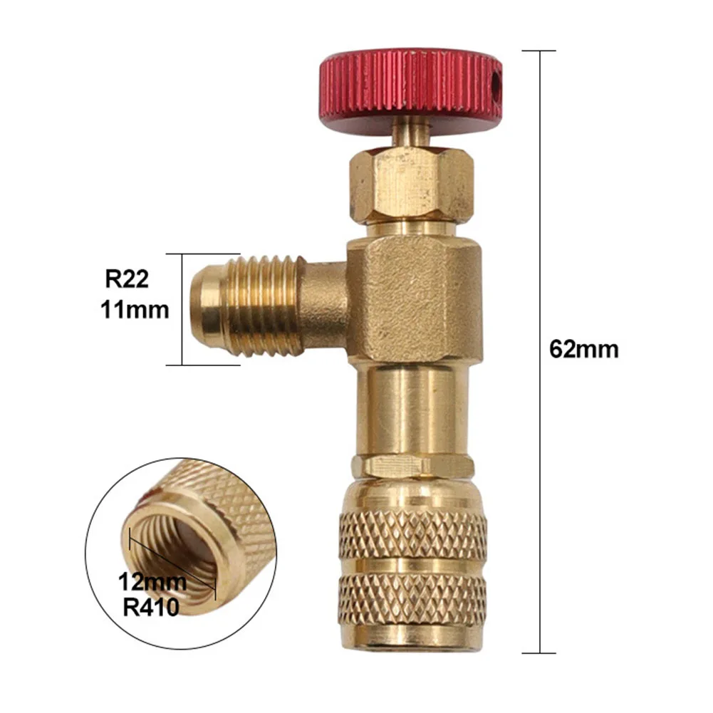 Eenvoudige installatie en onderhoud in airconditioning Fluoride veiligheidsklep voor antivries handklep R22R410 connector