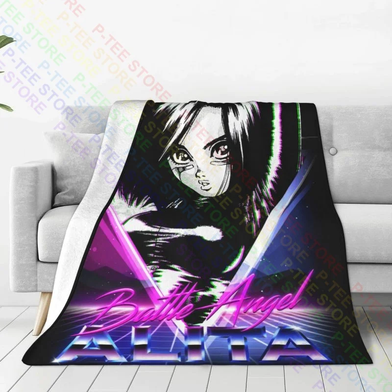 Alita Battle Angel Science Fiction Blanket Luxury Bedding Anti-Pilling Cover Blanket Machine Washable