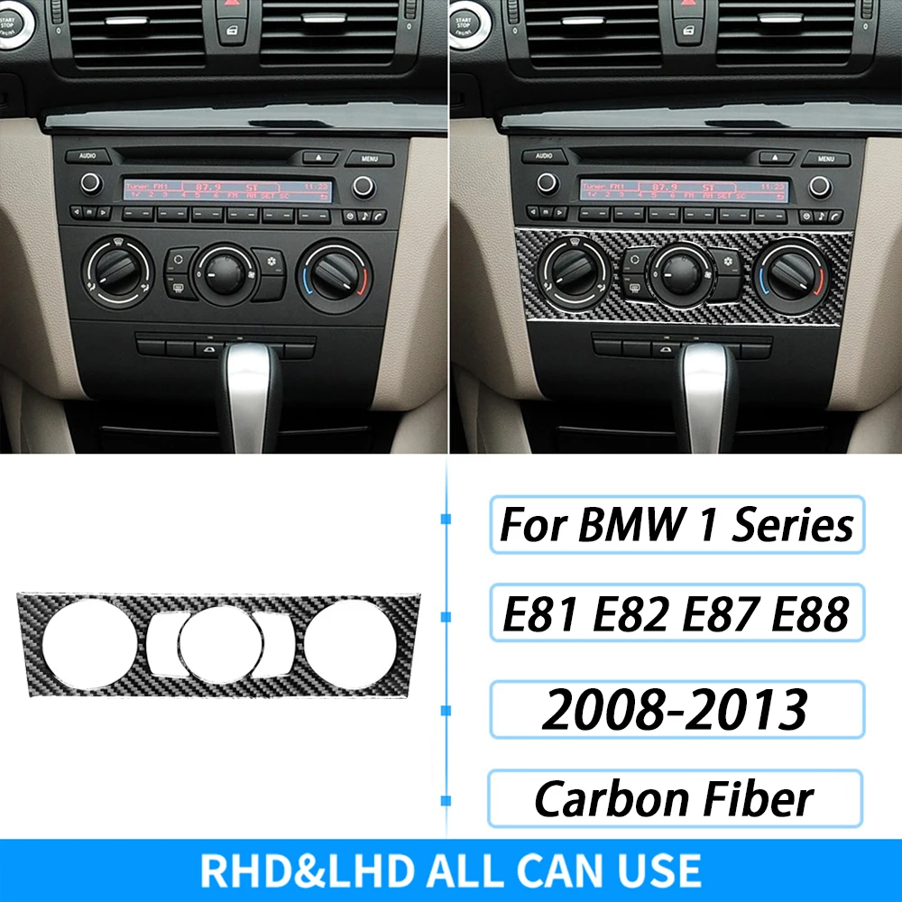 Voor BMW 1 Serie E81 E82 E87 E88 2008-2013 Koolstofvezel Stickers Automatische Versnellingspook Centrale Bedieningspaneel Power venster Lift