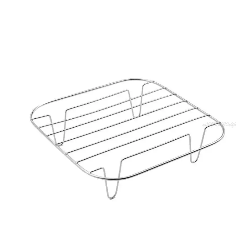 27RB Air Fryers Bandeja Aire Fryers Basking Silicone Divisor Pads Perfect for Acamping Party