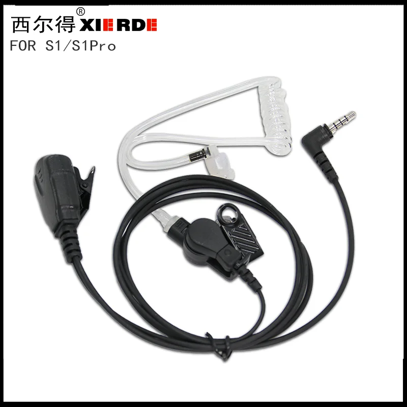 XIERDE مناسبة لسماعات Hytera S1 Pro اللاسلكية في الأذن S1pro سماعات أنابيب الهواء لراديو اتجاهين #1