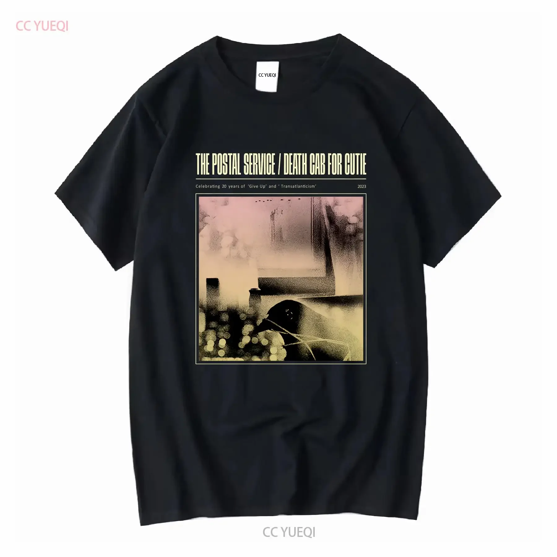 

Death Cab For Cutie The Postal Service 2023, тур, концерт, черная футболка Sz M, винтажная, слегка винтажная, дышащая, стираная